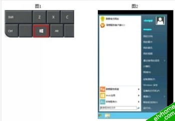 win8菜单下windows键
