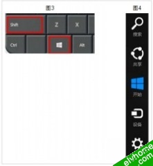 win8下shift+win键组合